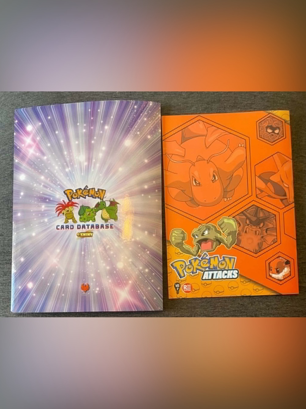 Pokemon album with their stamps